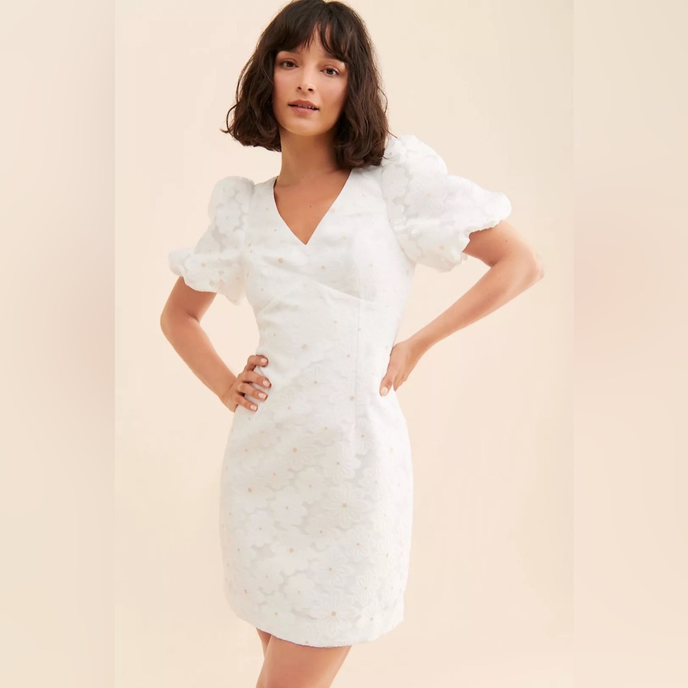 Lily Pulitzer | Citra Elbow Sleeve Organza Dress, Jacquard